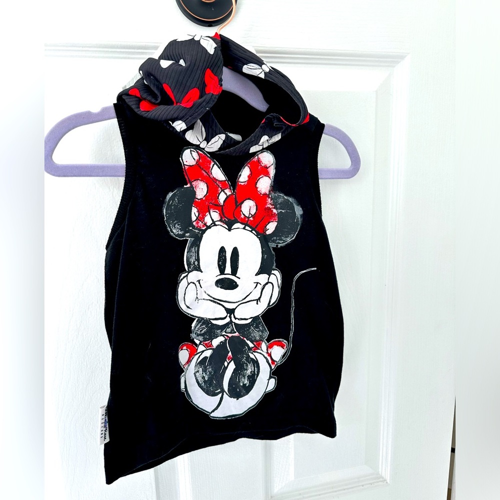 Boutique- Hooded tank 3T Minnie Mouse